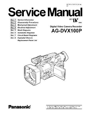 Service manual Panasonic AG-DVX100P ― Manual-Shop.ru