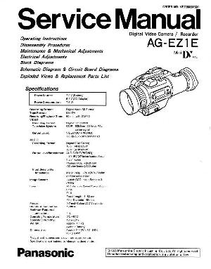 Сервисная инструкция Panasonic AG-EZ1E ― Manual-Shop.ru