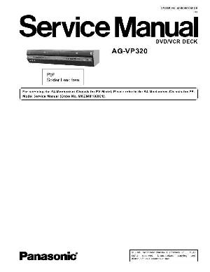 Service manual Panasonic AG-VP320 ― Manual-Shop.ru