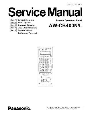 Сервисная инструкция Panasonic AW-CB400N  ― Manual-Shop.ru
