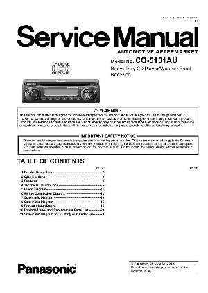 Service manual Panasonic CQ-5101AU ― Manual-Shop.ru