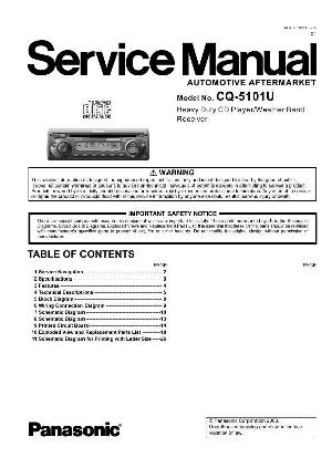 Service manual Panasonic CQ-5101U ― Manual-Shop.ru