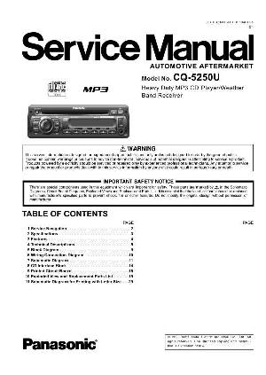Service manual Panasonic CQ-5250U ― Manual-Shop.ru