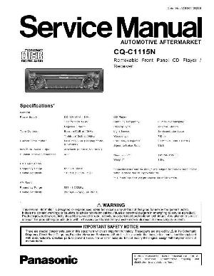 Service manual Panasonic CQ-C1115N ― Manual-Shop.ru