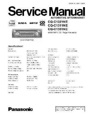 Service manual Panasonic CQ-C1301NE, CQ-C1311NE, CQ-C1321NE ― Manual-Shop.ru