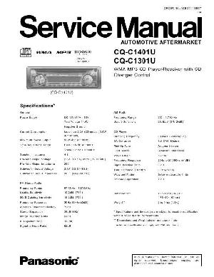 Сервисная инструкция Panasonic CQ-C1301U, CQ-C1401U ― Manual-Shop.ru