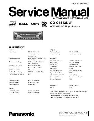 Service manual Panasonic CQ-C1312NW ― Manual-Shop.ru