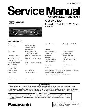 Service manual Panasonic CQ-C1333U ― Manual-Shop.ru