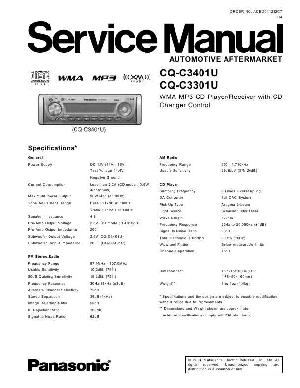Service manual Panasonic CQ-C3301U, CQ-C3401 ― Manual-Shop.ru