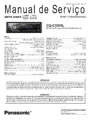 Сервисная инструкция Panasonic CQ-C3305L ― Manual-Shop.ru