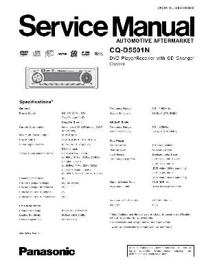 Service manual Panasonic CQ-D5501N ― Manual-Shop.ru