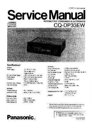 Service manual Panasonic CQ-DP33EW ― Manual-Shop.ru
