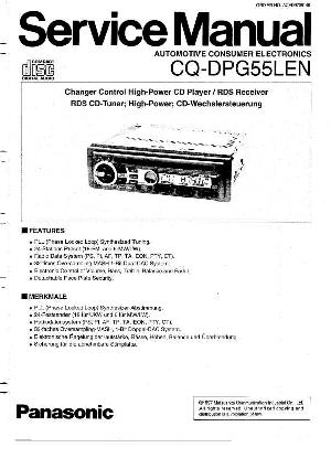 Service manual Panasonic CQ-DPG55LEN ― Manual-Shop.ru