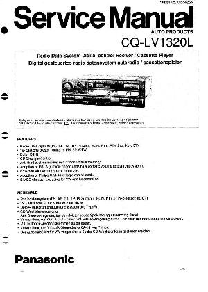 Service manual Panasonic CQ-LV1320L ― Manual-Shop.ru