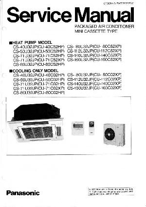 Сервисная инструкция Panasonic CS-40U32JP, CU-40C52HP ― Manual-Shop.ru