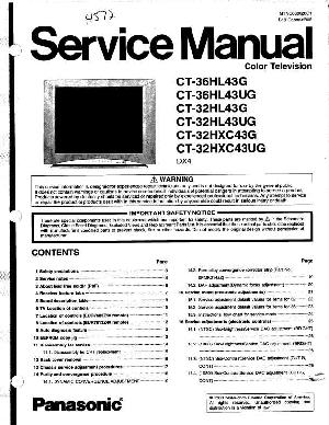 Service manual Panasonic CT-32HL43G ― Manual-Shop.ru