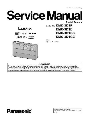 Service manual Panasonic DMC-3D1 ― Manual-Shop.ru