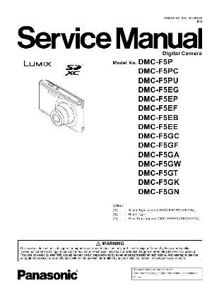 Сервисная инструкция Panasonic DMC-F5 ― Manual-Shop.ru