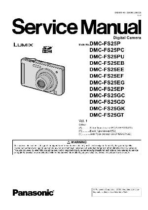 Сервисная инструкция Panasonic DMC-FS25 ― Manual-Shop.ru