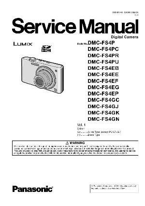 Сервисная инструкция Panasonic DMC-FS4 ― Manual-Shop.ru