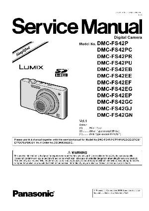 Сервисная инструкция Panasonic DMC-FS42 ― Manual-Shop.ru