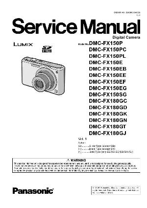 Сервисная инструкция Panasonic DMC-FX150, DMC-FX180 ― Manual-Shop.ru