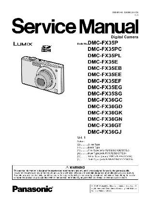 Сервисная инструкция Panasonic DMC-FX35, DMC-FX36 ― Manual-Shop.ru