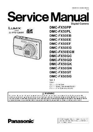 Сервисная инструкция Panasonic DMC-FX50 ― Manual-Shop.ru