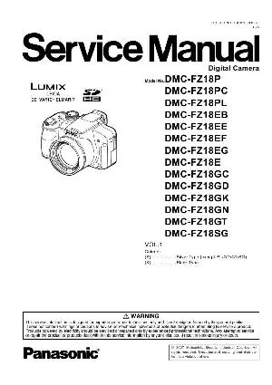 Сервисная инструкция Panasonic DMC-FZ18 ― Manual-Shop.ru