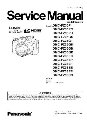 Сервисная инструкция Panasonic DMC-FZ35, DMC-FZ38EE ― Manual-Shop.ru