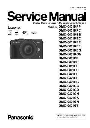 Сервисная инструкция Panasonic DMC-GX1 (KPEG) ― Manual-Shop.ru