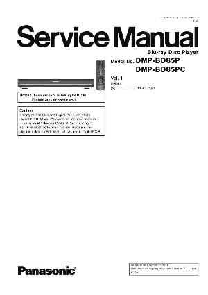 Сервисная инструкция Panasonic DMP-BD85P ― Manual-Shop.ru