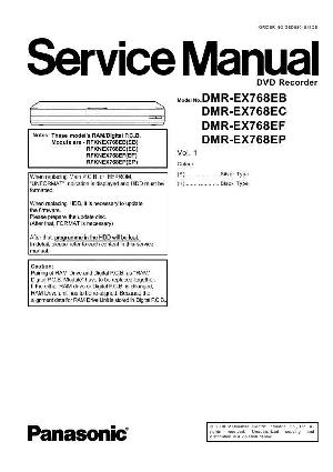 Service manual Panasonic DMR-EX768EB, EC, EF, EP ― Manual-Shop.ru