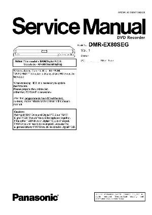 Service manual Panasonic DMR-EX80SEG ― Manual-Shop.ru