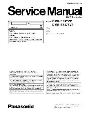 Service manual Panasonic DMR-EZ47VP ― Manual-Shop.ru