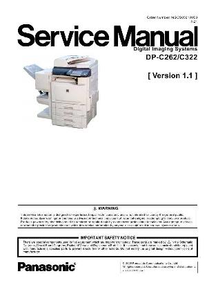 Service manual Panasonic DP-C262, DP-C322 SERVICE MANUAL ― Manual-Shop.ru