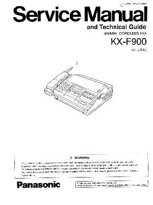 Service manual Panasonic FX-F900 ― Manual-Shop.ru