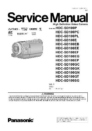 Service manual Panasonic HDC-SD100 ― Manual-Shop.ru