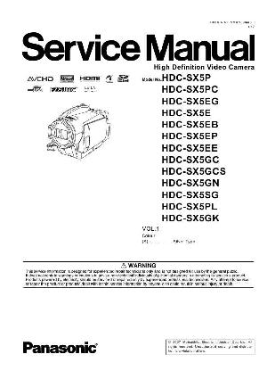 Service manual Panasonic HDC-SX5 ― Manual-Shop.ru
