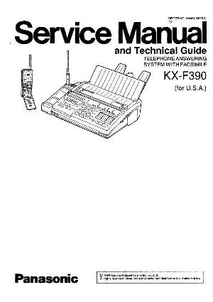 Service manual Panasonic KX-F390 ― Manual-Shop.ru