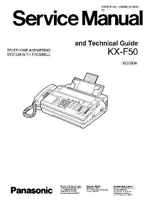 Service manual Panasonic KX-F50 ― Manual-Shop.ru