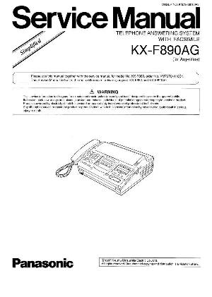 Service manual Panasonic KX-F890AG ― Manual-Shop.ru