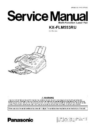 Service manual Panasonic KX-FLM553RU ― Manual-Shop.ru