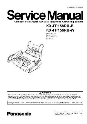 Сервисная инструкция Panasonic KX-FP158RU ― Manual-Shop.ru