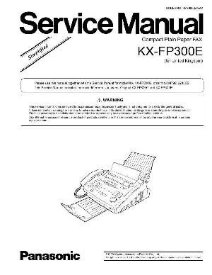 Сервисная инструкция Panasonic KX-FP300E ― Manual-Shop.ru