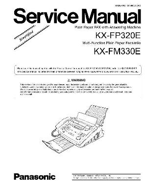 Сервисная инструкция Panasonic KX-FP320E ― Manual-Shop.ru