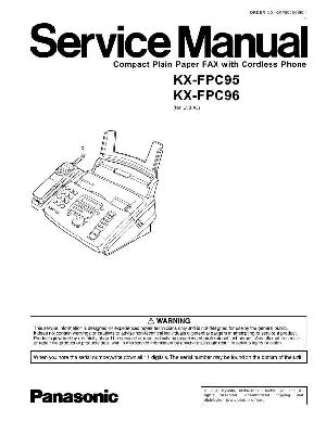 Service manual Panasonic KX-FPC95 ― Manual-Shop.ru