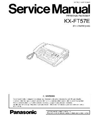 Сервисная инструкция Panasonic KX-FT57E ― Manual-Shop.ru