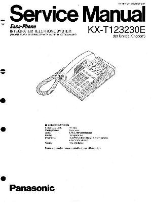 Service manual Panasonic KX-T123230E ― Manual-Shop.ru