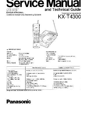 Service manual Panasonic KX-T4300 ― Manual-Shop.ru
